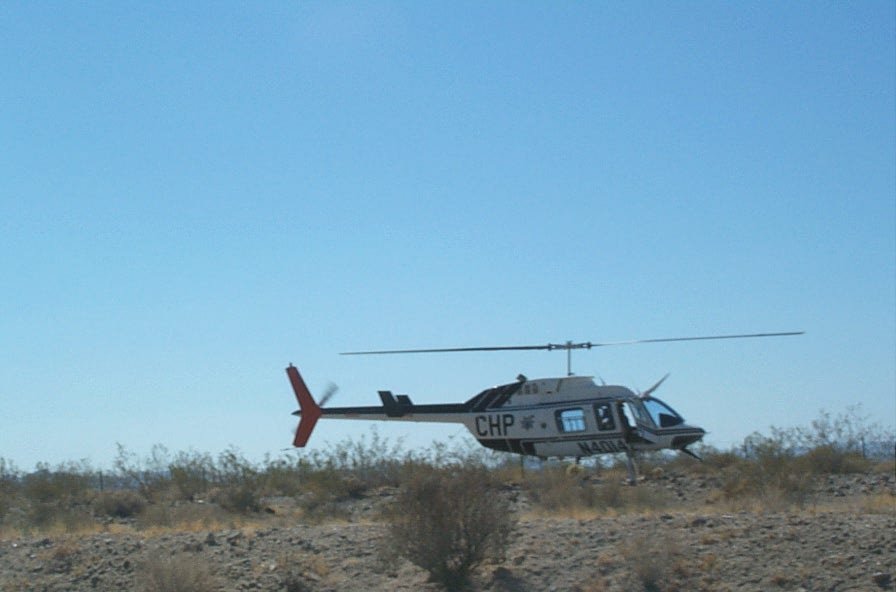 The CHP helicopter